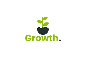 Growth logo icon illustration, a Branding & Logo Template by Dyn Studio
