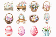 Pink Easter Bunny Clipart, an Illustration by Design Market (Thumbnail 5 of 5)