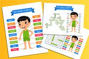 My Body Parts – Printable Learning C, an Education Illustration by Valin Malin (Thumbnail 1 of 7)