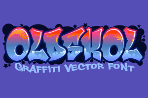 Oldskol - Graffiti Vector Font