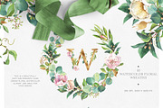 Pink & white flowers- watercolor set, a Decorative Illustration by Pamyatka Shop (Thumbnail 3 of 9)