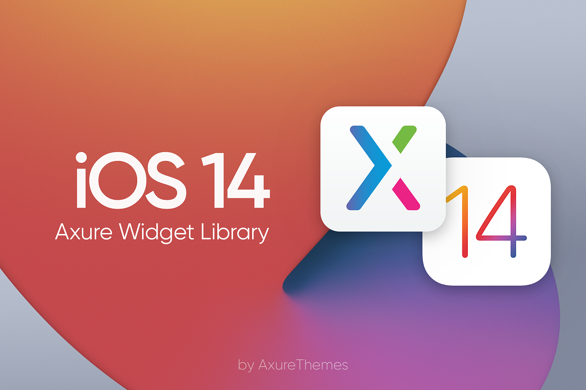 iOS 14 Axure Widget Library, an UI Kit Template by Axure Themes (Photo 1 of 2)