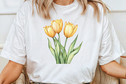 Watercolor Pastel Flowers Clipart, a Work Illustration by CraftArtStudio (Thumbnail 5 of 6)