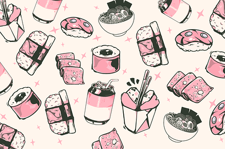 Japan food Bundle Kawaii Sushi