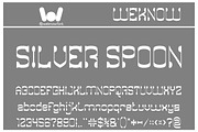 Silver Spoon font, a Font by weknow (Thumbnail 1 of 5)