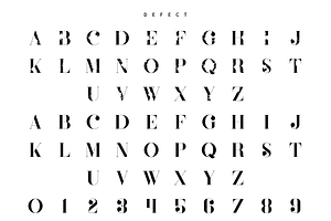 Defect - Creative Serif Font