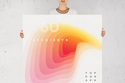 Gradient Topography collection, a Texture Graphic by Polar Vectors (Thumbnail 4 of 17)