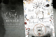 Dark Winter Bundle, an Illustration by Bibela (Thumbnail 1 of 14)