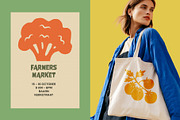 FARMERS MARKET, HAND DRAWN SET, a Food Illustration by NatalieArtShop (Thumbnail 8 of 14)