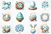 Neutral white Easter clipart, an Illustration by RobertsArt (Thumbnail 2 of 7)
