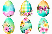 Watercolor Easter Egg Clipart, an Illustration by Libby Wishes (Thumbnail 6 of 7)