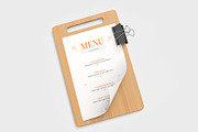 Clipboard Menu Card Mockup Bundle, an Advertising Mockup by graphypix (Thumbnail 10 of 11)
