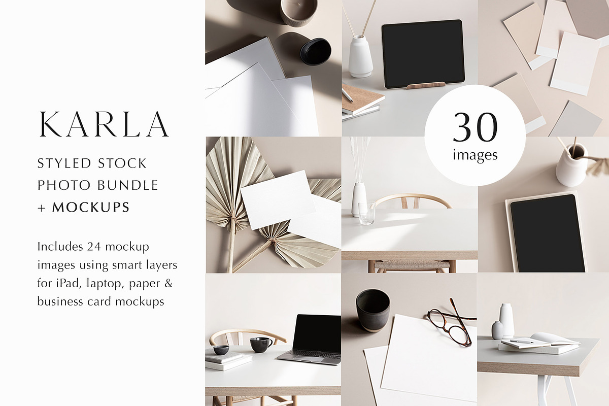 Karla Photo Mockup Bundle, an iPad Mockup by Moyo Studio (Photo 1 of 12)