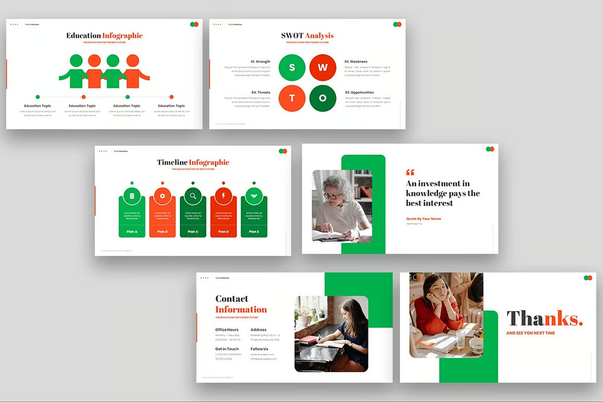 Skola - Education Keynote Templates, a Presentation Template by Fit-tee (Photo 3 of 6)