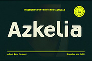 Azkelia, a Font by Fontastic (Thumbnail 1 of 12)