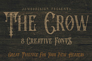 The Crow - Vintage Style Font, a Font by JumboDesign (Thumbnail 4 of 5)