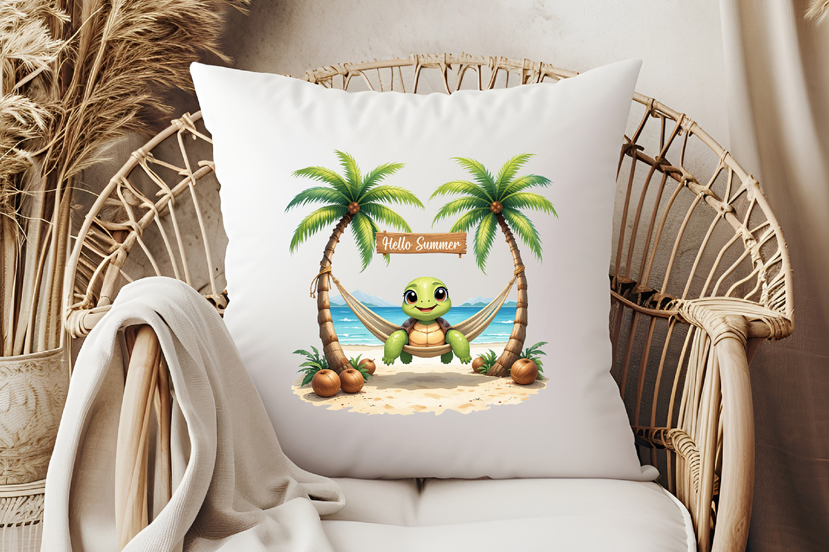 Hello Summer, Summer Turtle PNG, an Illustration by Libby Wishes (Photo 4 of 4)