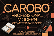 Carobo | Modern Sans Serif, a Sans Serif Font by Astuti Studio (Thumbnail 5 of 25)