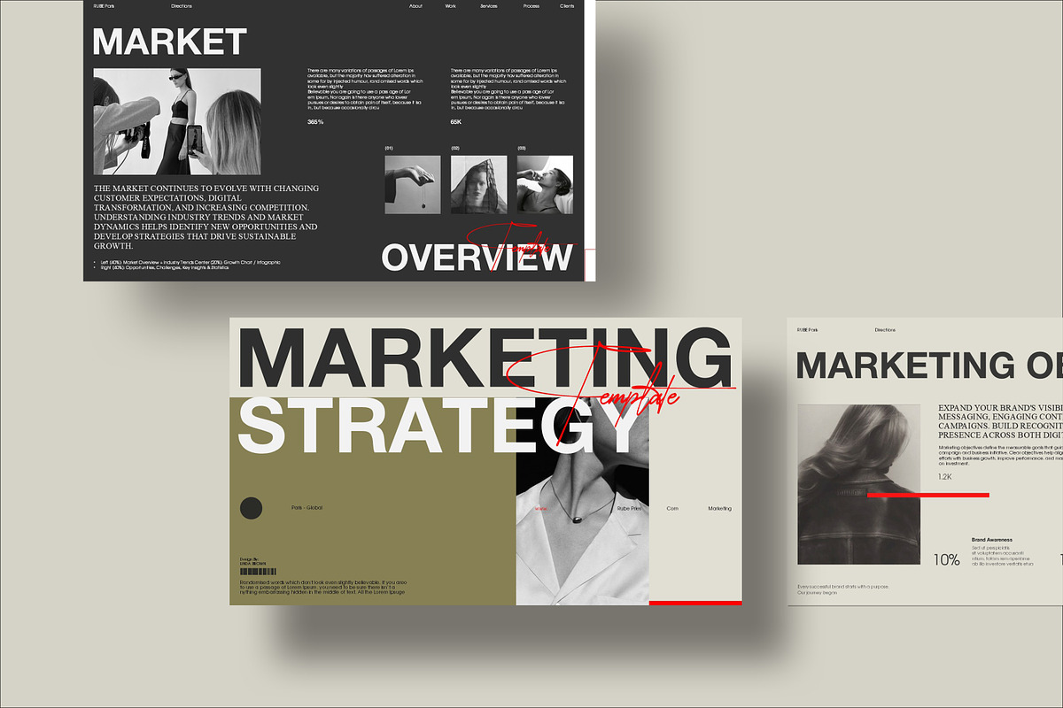 Marketing Strategy Template, a Presentation Template by CreativexGenius (Photo 4 of 11)