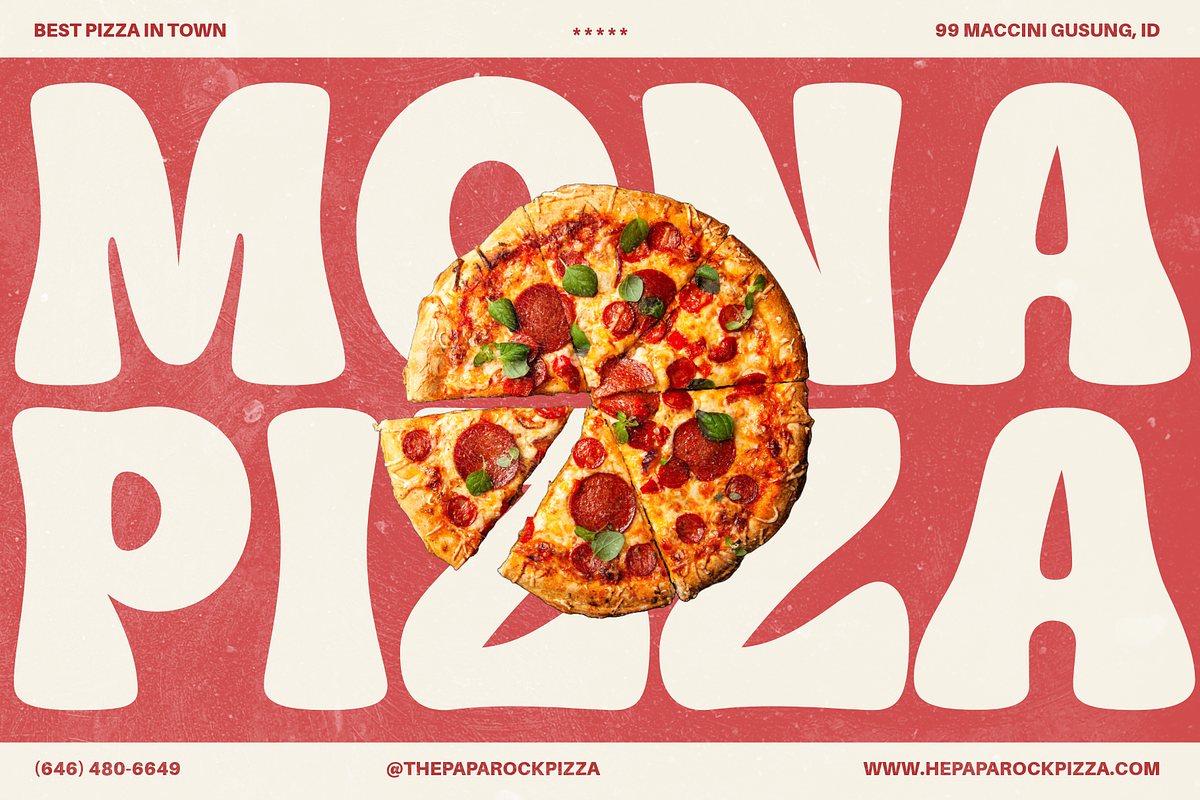 Lucky Chunks - Bold Retro Font, a Handwritten Font by Ainun Jinan (Photo 6 of 11)