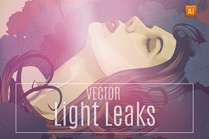 Vector Light Leaks, a Texture Graphic by Transfuchsian