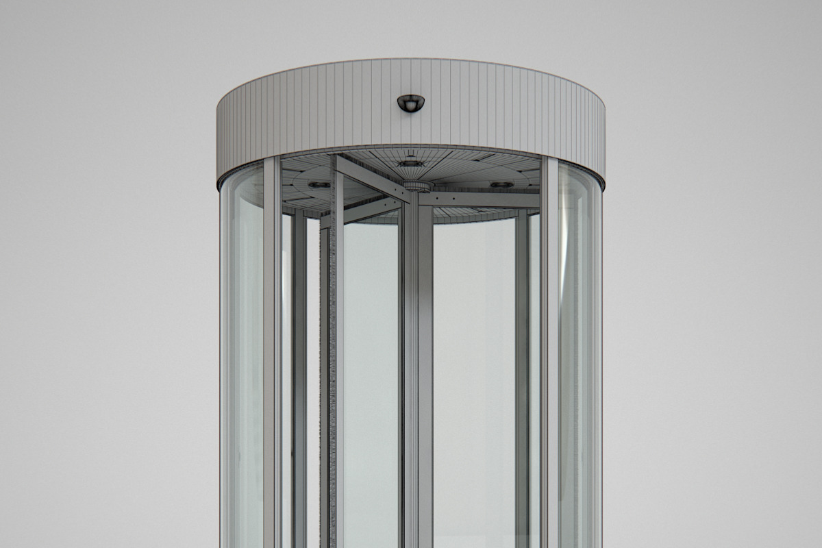 Revolving Door 150cm, an Architecture 3D Model by Dmitriy Kalko (Photo 9 of 14)