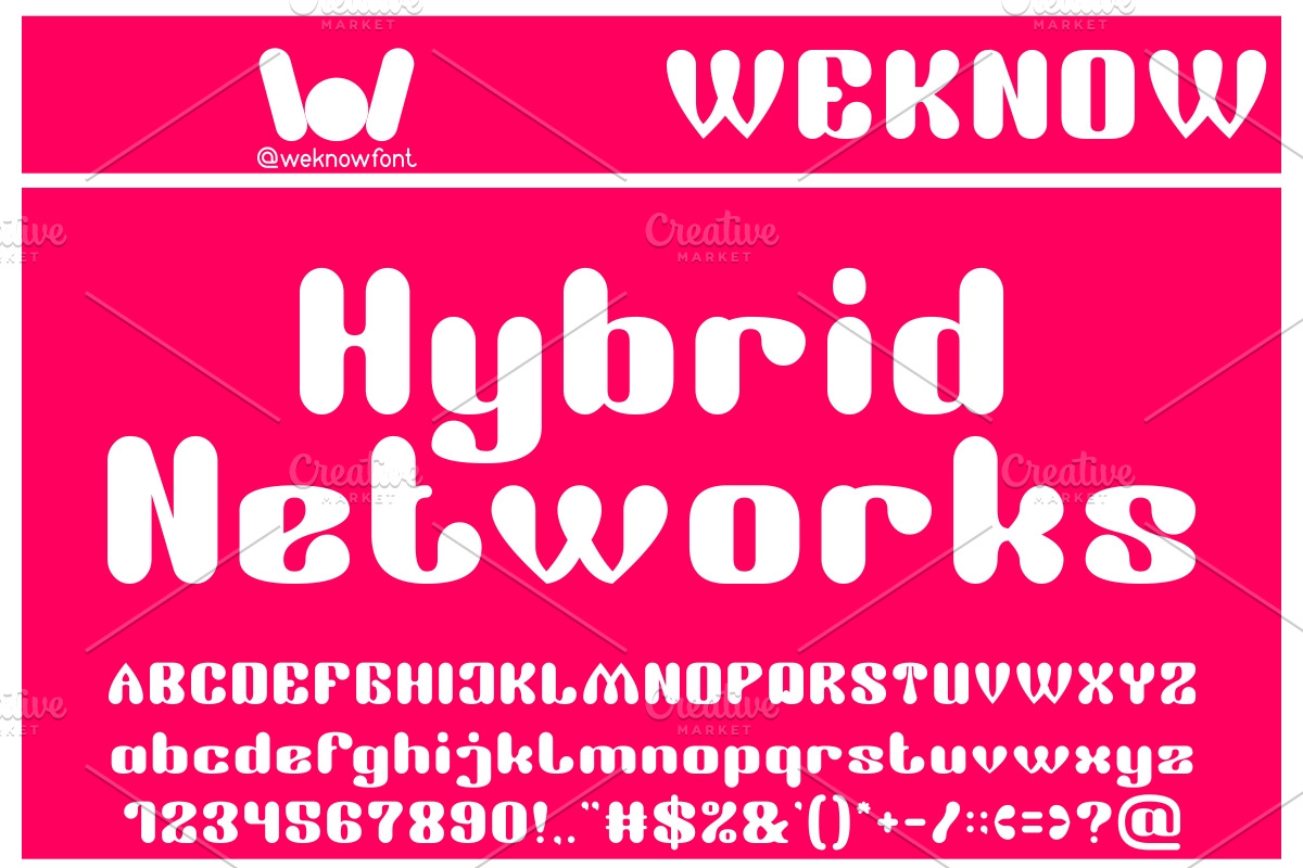 Constant motion font, a Font by weknow (Photo 2 of 8)