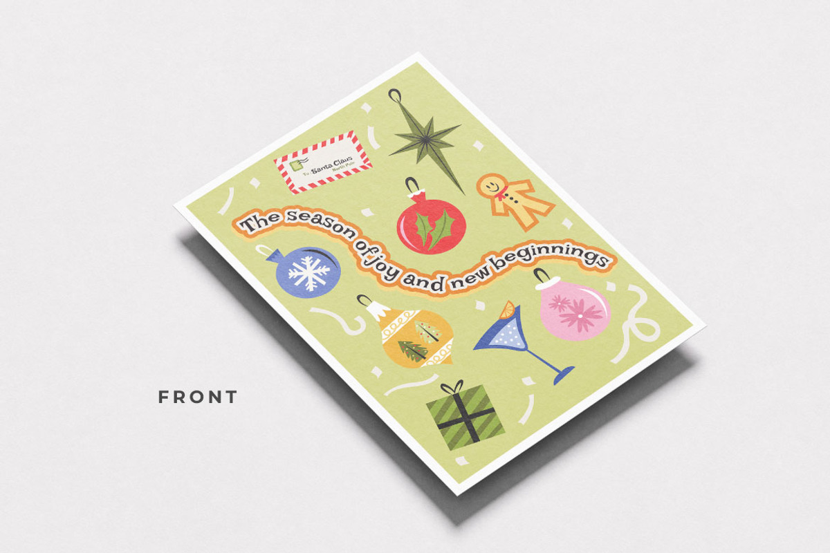 Christmas And New Year Card Vol.3, an Invitation Template by Bewalrus Studio (Photo 3 of 4)
