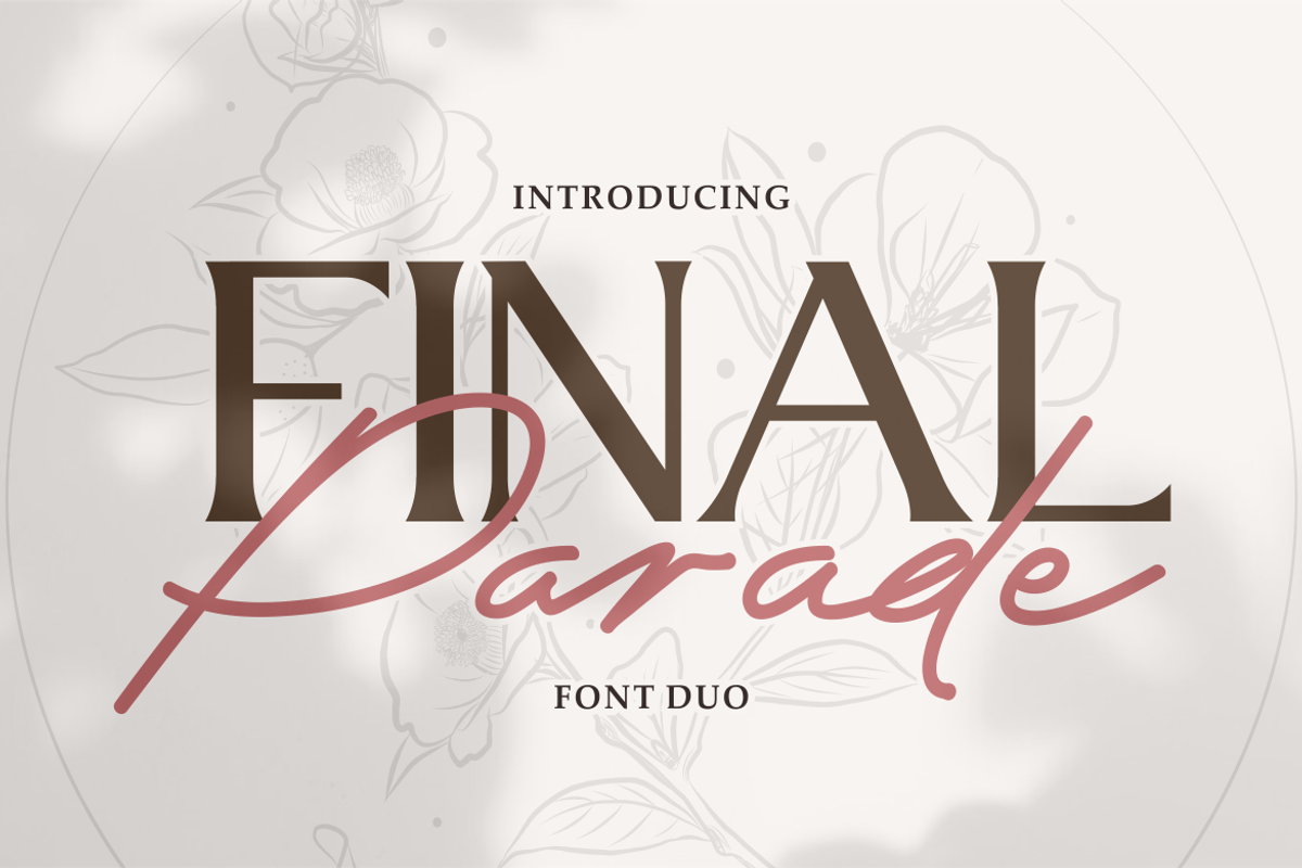 Final Parade – Luxury And Elegant Fo, a Serif Font by PutraCetol Studio (Photo 1 of 12)