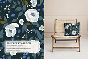 Blueberry Garden Elegant Pattern, a Pattern Graphic by Mariia Kovalchuk (Thumbnail 6 of 12)
