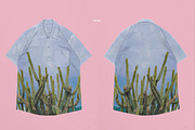 Realistic Button-Up Shirt Mockup, a Shirt Mockup by Uncentrifuged Pressure (Thumbnail 5 of 8)