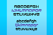Cyan Fun Futuristic Font (2 fonts), a Font by SelfBuild Type (Thumbnail 7 of 8)