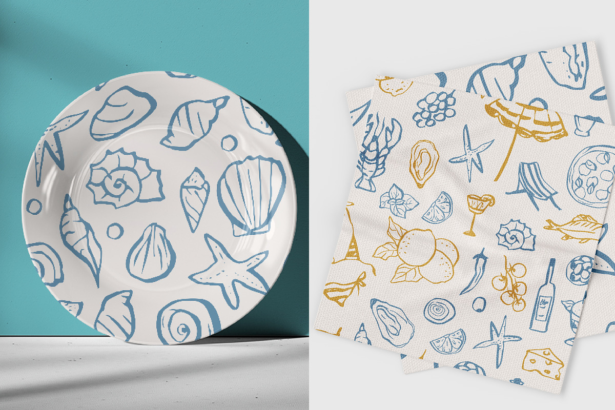 Hand drawn retro Beachy Vibes set, an Object Illustration by RaDavCrafts (Photo 12 of 12)