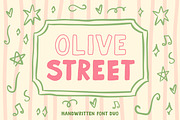 Olive Street Font, a Handwritten Font by AnnArt (Thumbnail 1 of 9)