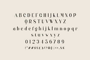 Jangor Ligature Serif Typeface