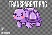 Cute Turtle Clipart, an Animal Illustration by Forhadx5 (Thumbnail 3 of 6)