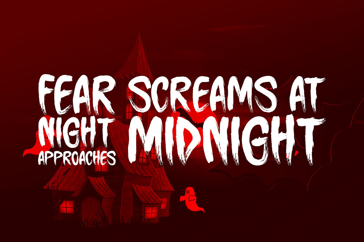 Bloody Echoes Typeface, a Handwritten Font by Seemly Fonts (Photo 3 of 5)