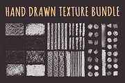 Hand Drawn Textures Collection, a Texture Graphic by IRSYART (Thumbnail 1 of 6)