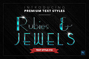 Rubies & Jewels #1 - 20 Text Styles, a Layer Style Add-On by Jonas Stensgaard (Thumbnail 11 of 23)