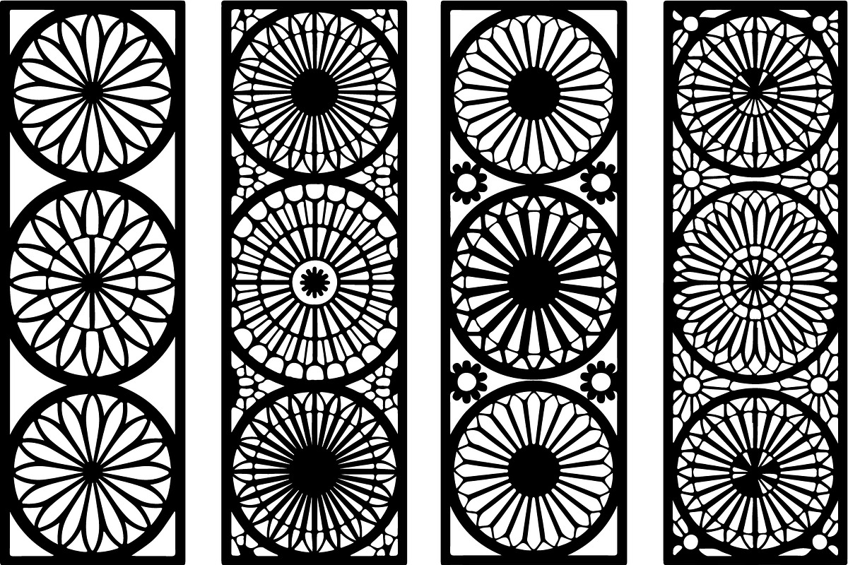 Laser Cut Ornamental Floral Border, a Decorative Illustration by himelgfx (Photo 13 of 19)