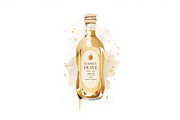 Olive Oil Watercolor Clipart Bundle, an Illustration by BIPLOB EXPERT (Thumbnail 11 of 13)