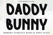 Daddy Bunny, a Script Font by FreshTypeINK (Thumbnail 1 of 8)