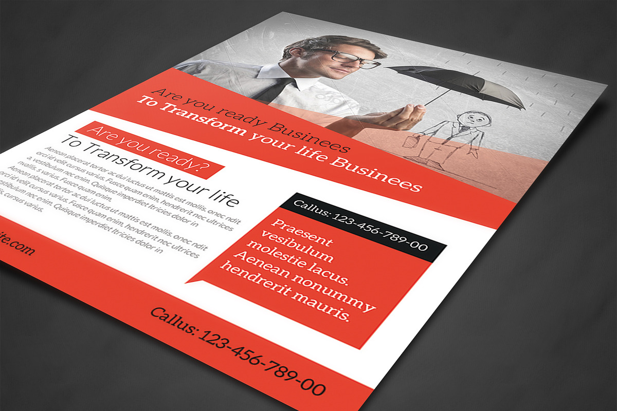 Business Planner Flyers Templates, a Flyer Template by AfzaalGraphics (Photo 3 of 4)