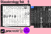 Diamonds Set 1 Procreate Brush Stamp, a Brush Add-On by Disasterology Ink (Thumbnail 1 of 10)