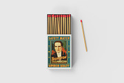 Match Box Mockup - 11 views, a Packaging Mockup by Illusiongraphic (Thumbnail 5 of 19)