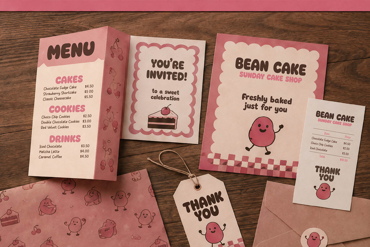 Bean Cake - Playful Display Font, a Sans Serif Font by Gumrega Studio (Photo 6 of 8)