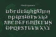 Luxmont - Elegant Floral Typeface, a Serif Font by HipFonts (Thumbnail 2 of 10)