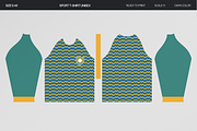 Soccer Jersey Sublimation Template, a Pattern Graphic by GAZINEOGRAPHIC (Thumbnail 5 of 6)