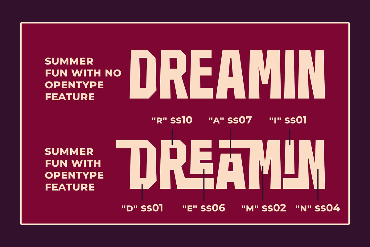 Summer Fun Vintage Retro Logo Font, a Font by Andika Fez (Photo 3 of 8)