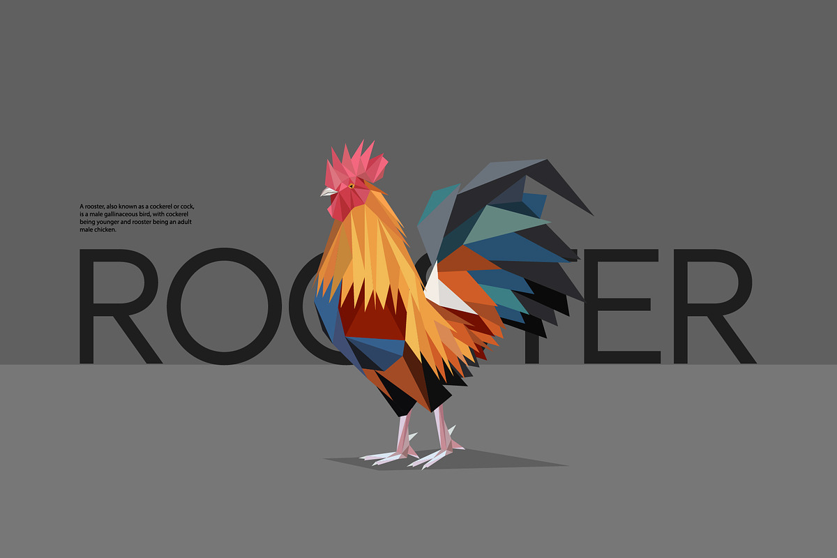 Farm Animals Pack in Low Poly Style, an Illustration by Volkan Aydemir (Photo 2 of 12)